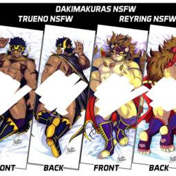 Wrestlers Dakimakuras - Reyring, Trueno, Suave & Rudy - thumbnail 2