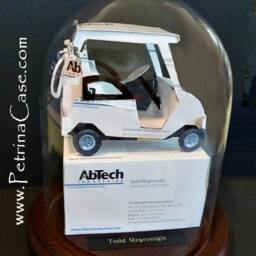 Golf Cart Business Card Sculpture Golfer Gift, Handmade in Usa Design 8023 - thumbnail 2