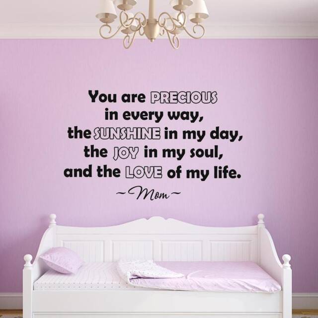 Vwaq You Are Precious in Every Way Wall Decal, Mom Family Decal Inspirational Quote Vwaq-2787 - image 1