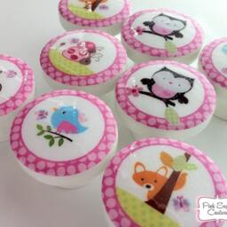 Finnea Woodland Wonders Knobs M2M Circo Bedding Kids Nursery Room Drawer Pull Kids Decor Owl Tree Bird Pink Woodland Forest Girls - thumbnail 2