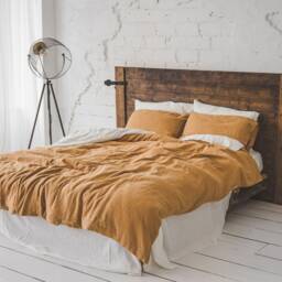 Soft Wash Linen Duvet Cover Set Handmade European Bedding - thumbnail 2