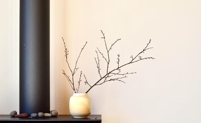 Handmade Korean Moon Jar Vase Wabi Sabi Ceramic Ikebana Vase, Japandi Decor - image 1
