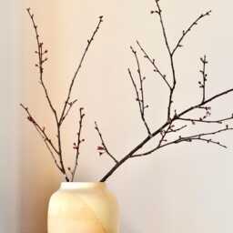 Handmade Korean Moon Jar Vase Wabi Sabi Ceramic Ikebana Vase, Japandi Decor - thumbnail 3