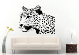 Africa Animal Predator Cheetah Wall Decal Vinyl Sticker Mural Room Decor L740 - thumbnail 1