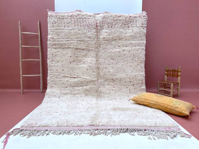 Custom Beni Ouarain Rug Handmade Moroccan Wool Carpet - image 1
