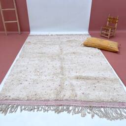 Custom Beni Ouarain Rug Handmade Moroccan Wool Carpet - thumbnail 4