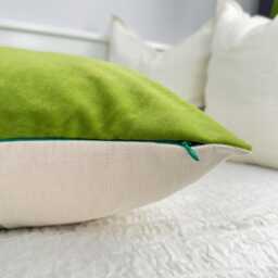 Velvet Double Side Colour Pillow Cover Customised Scatter Cushion Cover, 42 Options. - All Sizes - thumbnail 4