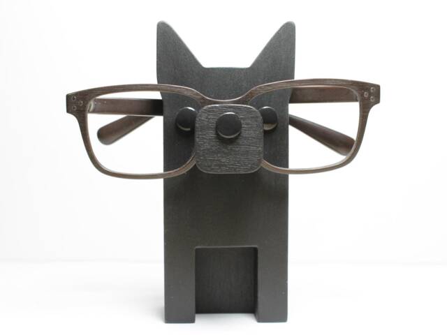 Black German Shepherd Eyeglass Stand/Glasses Holder - image 1