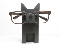 Black German Shepherd Eyeglass Stand/Glasses Holder - thumbnail 1