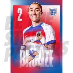 Lionesses Bronze 25/26 Home Action Poster - Officially Licensed Product A4/A3 A2 + Framed Options - thumbnail 1