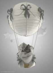 Hot Air Balloon Light Shade, Decoration, Nursery, Playroom, Made To Order, Toy Included