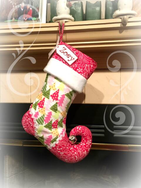 Personalized Christmas Stocking - Elf Stocking - image 1