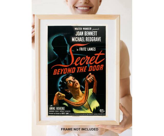 Reprint Of A Vintage Movie Poster - Secret Beyond The Door - image 1