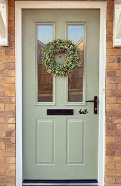 Hello 3D Script Wall Lettering Front Door Decor Acrylic Frontdoor - image 1
