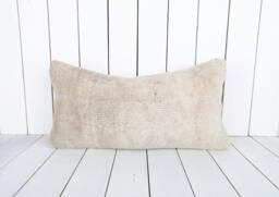Kilim Lumbar Pillow Cover Vintage Turkish Home Decor - 12x24 Inch - thumbnail 1