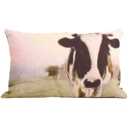 Handmade Linen & Green Velvet Cushion - thumbnail 3