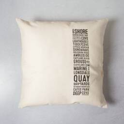 North Vancouver Pillow Cover Canada Souvenir Typography Cushion - thumbnail 1