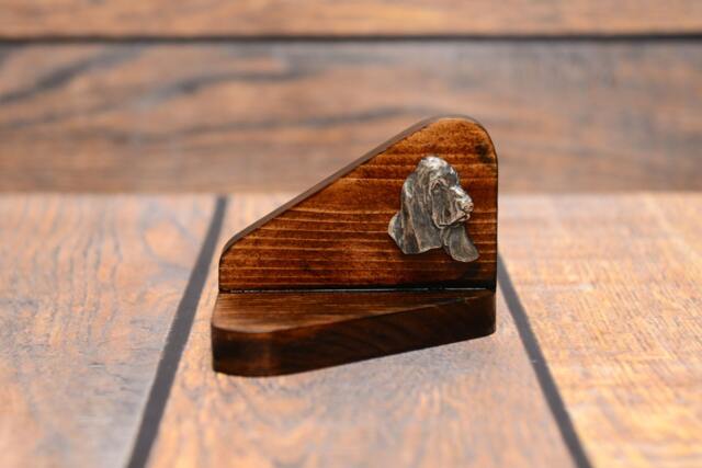 Basset Hound - Wooden Candlestick With Dog, Souvenir, Decoration, Limited Edition, Collection - image 1