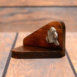 Basset Hound - Wooden Candlestick With Dog, Souvenir, Decoration, Limited Edition, Collection - thumbnail 2