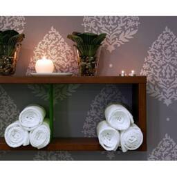 Sari Paisley Allover Stencil - Reusable Wall Pattern Better Than Wallpaper Diy Decor - thumbnail 3
