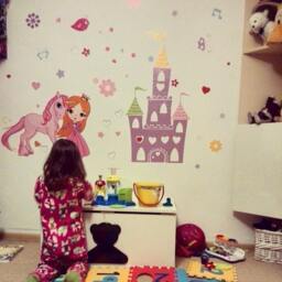 Baby Girl Room Decor, Nursery Decor Princess, Room, Princess Wall Decal - thumbnail 3