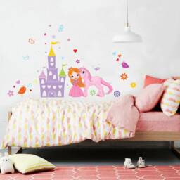 Baby Girl Room Decor, Nursery Decor Princess, Room, Princess Wall Decal - thumbnail 1