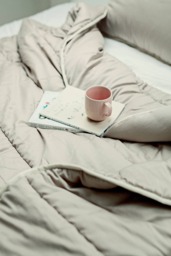 Full Size Wool Comforter. Medium Weight Duvet. - Us Duty Paid