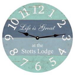 Custom Beach Vacation Clock - Add Your Location - thumbnail 1