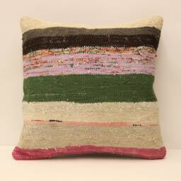 Kilim Pillow, Sofa Pillow Boho Pillow, Handwoven Pillow, 18x18 - 45x45 cm Minimalist Decorative Pillow, Cushion Cover Throw Pillow 4Kbf-442