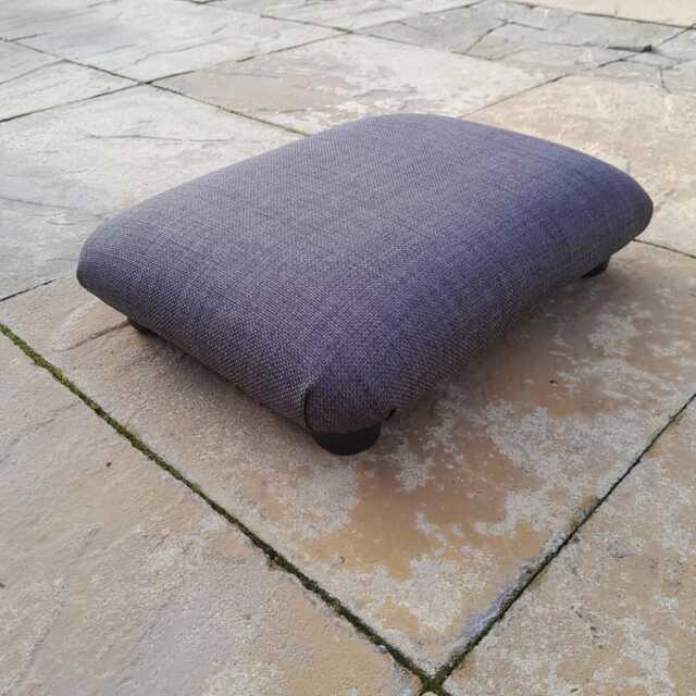 Truffle Brown Footrest Handmade Low Footstool - 10 cm, Ud - image 1