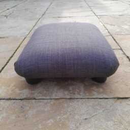 Truffle Brown Footrest Handmade Low Footstool - 10 cm, Ud - thumbnail 3