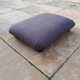 Truffle Brown Footrest Handmade Low Footstool - 10 cm, Ud