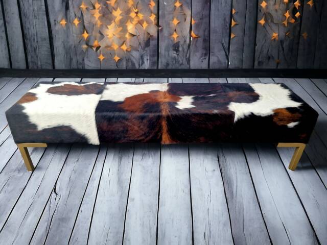Cowhide Ottoman/Bench 70 - image 1