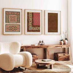 Arabic Pattern Prints, Islamic Decor, Middle Eastern Poster Set, Wall Art, Posters, Mughal Muslim Gift, Art - thumbnail 3