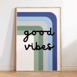 Childrens Affirmation Wall Art - Kids Bedroom Poster Set Of 3 Positive Quotes Blue Green Playroom Nursery Print Boys Room Decor - thumbnail 2
