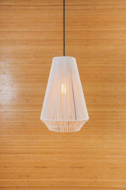 Handmade Boho Pendant Light Shade, Cotton Cord Lamp - image 1