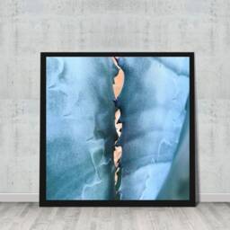 "Digital Download, Printable Art, Bright Colorful Cactus Botanical Wall Decor, Modern Arizona, Art ""Blue Paddles" - thumbnail 2