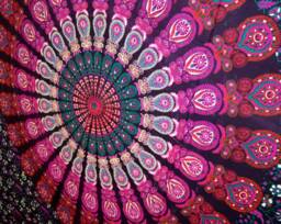Mandala Tapestry Indian Boho Wall Hanging Bohemian Throw Tapestries Hippie Tapestries, Dorm Decor Art Traditional Bed Cover