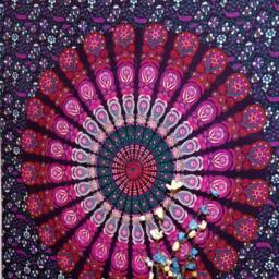 Mandala Tapestry Indian Boho Wall Hanging Bohemian Throw Tapestries Hippie Tapestries, Dorm Decor Art Traditional Bed Cover - thumbnail 3