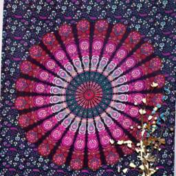Mandala Tapestry Indian Boho Wall Hanging Bohemian Throw Tapestries Hippie Tapestries, Dorm Decor Art Traditional Bed Cover - thumbnail 2