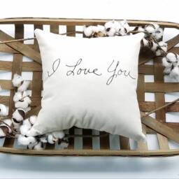 Handwriting Pillow, Remembrance Gifts For Sister, Loved Ones - thumbnail 3