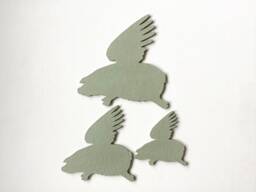Flying Pigs Wall Art - Pigs, Art, Funny Wooden Decor, Gallery Decoration - thumbnail 1