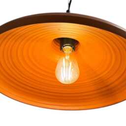 Industrial Ceramic Black Pendant Lamp - thumbnail 3