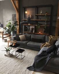 Industrial Ceramic Black Pendant Lamp