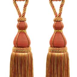 "D??copro Tassel Tieback, Length 12"" - 30.5cm, Spread 30" - thumbnail 2