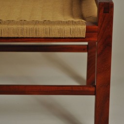 Danish Cord- Scandinavian Modern Wood Bench - Mid Century Modern - thumbnail 4