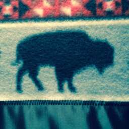 Southwestern Style Polar Fleece/Baby Blanket With Satin Binding/30x36 Inch/Nursery/Indian Blanket/Baby Shower/Gift/Valentine Baby - thumbnail 3