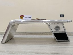 Tieetdye Aviator Coffee Table With One Drawer & Shelve
