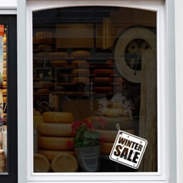 Winter Sale Shop Window Sticker Vinyl Decal Retail Display - thumbnail 3