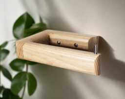 Toilet Roll Holder, Bathroom Storage, Paper Holder - Ash